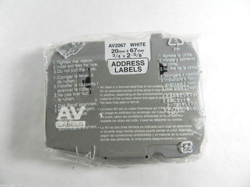 Avery AV2067 Brother P-Touch Address Labels PT-2600 2610 2600 9600 Genuine