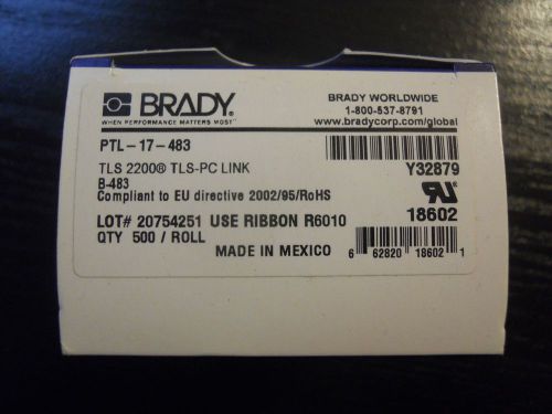 Brady Label PTL17-483   5 Boxes