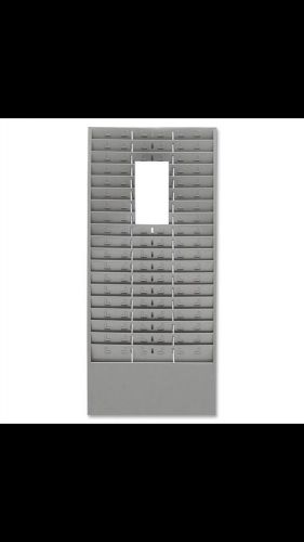 MMF 27018JTRGY Time Card/Ticket Message Rack, 18/36/54 Pockets, 13.6&#034;x30&#034;, Gray