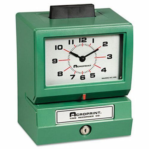 Acroprint Manual Print Time Clock with Month/Date/Hours/Minutes (ACP011070413)