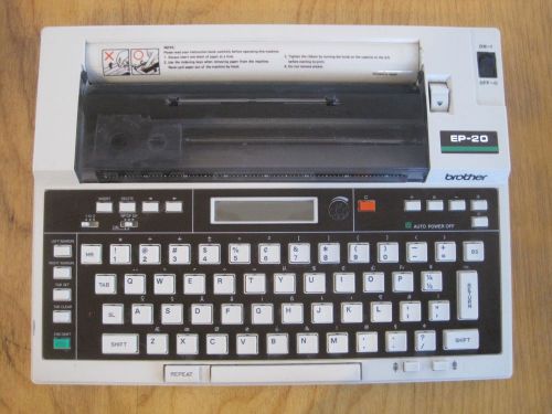 Brother EP-20 Word Processor Portable Typewriter w/ Manual Nice