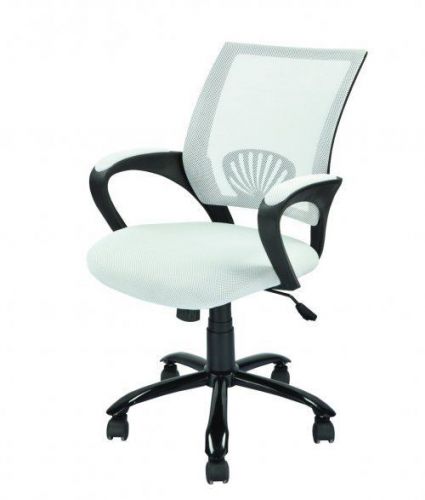Mid Back Mesh Ergonomic White Computer Desk Office Chair O12