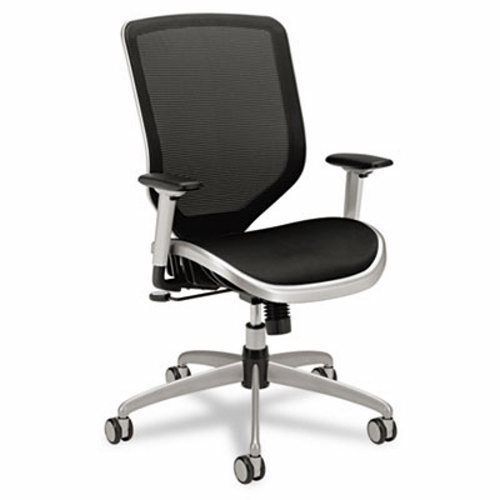 Hon Boda Series High-Back Work Chair, Mesh Seat and Back, Black (HONMH02MST1C)