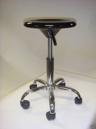 Drafting stool, black seat, craft,w/air-lift adjustment 17-23.5&#034;  also for home for sale