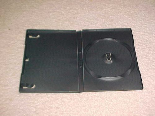 12 (1 Dozen) STANDARD Black Single DVD Cases