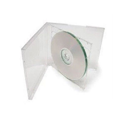 5 New Clear  Double Standard CD DVD Jewel Case 10.2mm