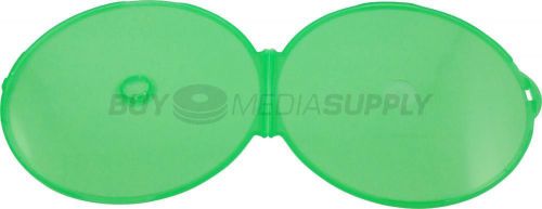 5mm Green Color Clamshell CD/DVD Case - 190 Pack