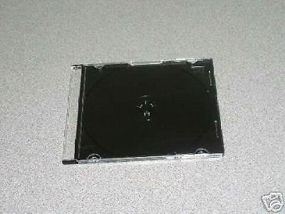 4000 SUPER SLIM 5.2MM CD JEWEL CASES /w BLACK TRAY,JL08