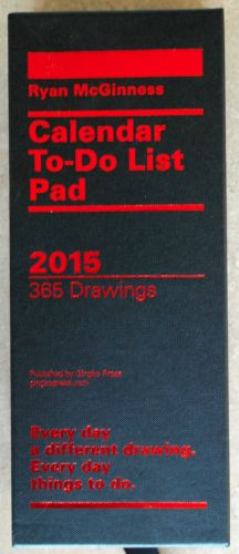 Ryan McGinness 2015 Calendar To-Do List Pad