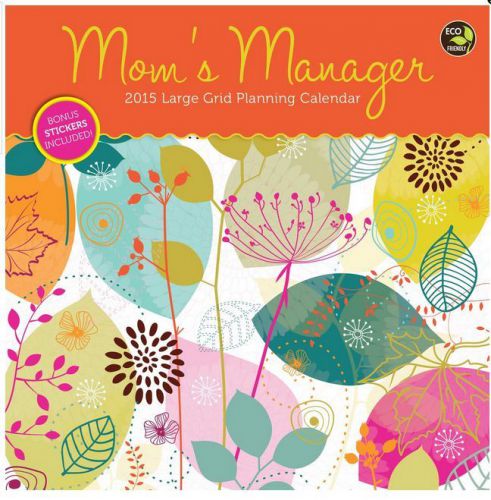 Mom&#039;s Manager 2015 Large Grid Planning Calendar Organizer