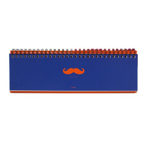 Pinkfoot Bonjour Weekly Mustache Planner Desk Diary Calendar Scheduler navy