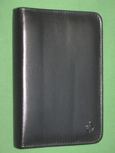 Pocket ~1.0&#034;~ black faux-leather franklin covey planner organizer binder  2172 for sale