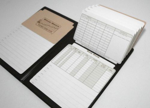 Vintage &#034;Stock-Watch&#034; Investment Record System Folder with Refills &amp; Instruction