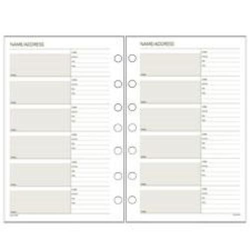 At-A-Glance Refill Phone/Address 5-1/2&#039;&#039; x 8-1/2&#039;&#039; 30 Sheets