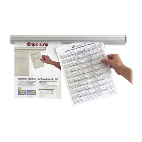 Advantus grip-a-strip message holder - satin - avt02005 - 1 each for sale