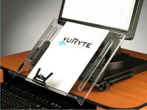 Used VuRyte 2400 Portable Copy Holder/line Tracker, monitor base 11.25x11.25