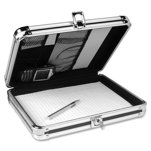 Ideastream locking storage clipboard, black/chrome. sold as each for sale