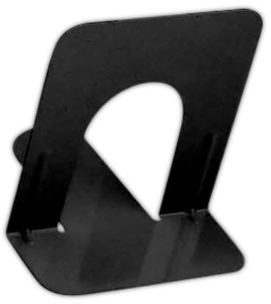 Bookends 5 Inches Steel Black Bulk 50 Pair Smooth Coined Edges 87511