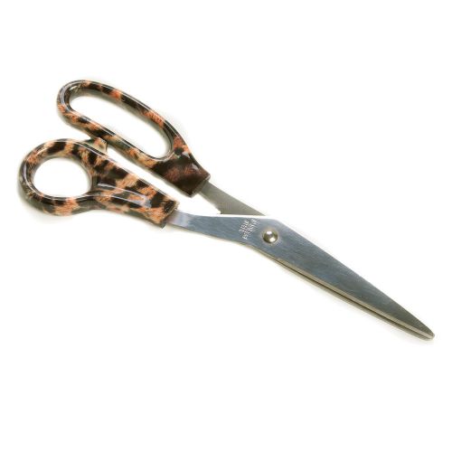 Womens acrylic cheetah exotic safari animal print utility sharp scissors cutter for sale