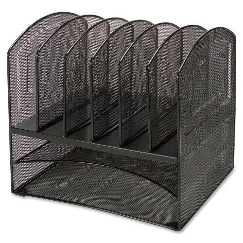 Horizontal Vertical Mesh Desk Organizer Compartments Office Home Business