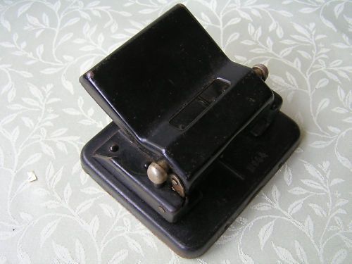 Vintage Mid Century Metal 2 Hole Punch by Leitz-Made in Germany*Office*