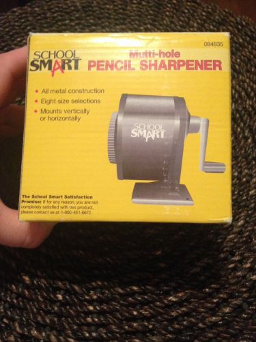 School smart multi-hole pencil sharpener mount horizontally or vertically 084035 for sale