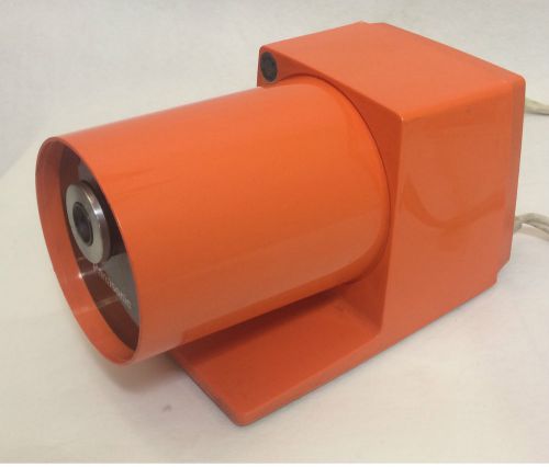 Retro modern orange panasonic pana point electric pencil sharpener kp-22a for sale