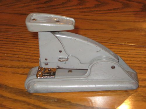 Vintage 50s grey swingline speed stapler #4 art deco industrial era for sale