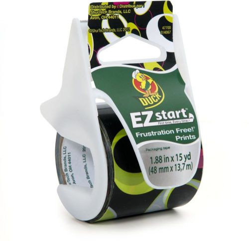 Brand ez start decorative printed packaging tape with dispenser 1.88 for sale