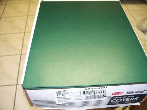 REGENCY  PRESENTATION  COVERS GREEN  200    COUNT SAVE$$$$$$$