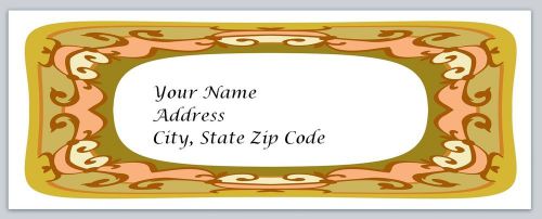 30 Abstract Personalized Return Address Labels Buy 3 get 1 free (bo90)
