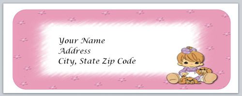 30 Cute Baby Personalized Return Address Labels Buy 3 get 1 free (bo29)