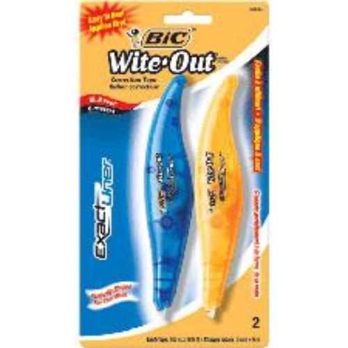 Bic wite-out brand exact linera correction tape 2 pack for sale