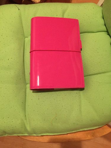 Filofax Hot Pink Domino Personal Size