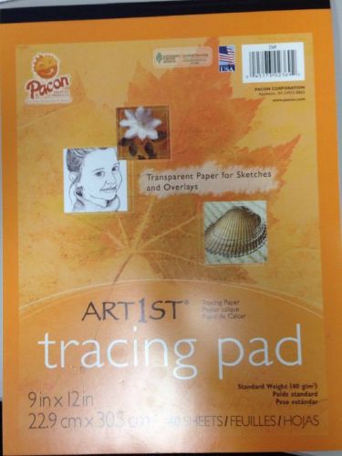 Pacon Creative Products 40 Sheets Artist Tracing Pad. 9in By 12in.