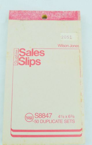 Wilson Jones Gray Line Sales Slips Carbon Paper 50 Duplicate Sets