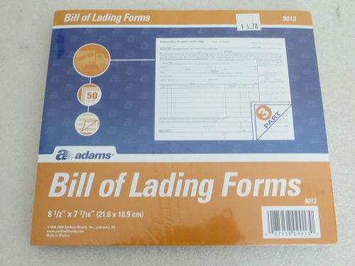 Adams Bill Of Lading Short Form - 9013 50 FORMS SET
