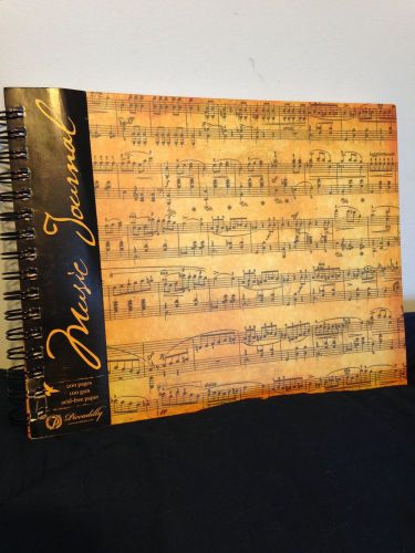 NEW! Spiral Wire Music Journal/Notebook Piccadilly, 200 Pages