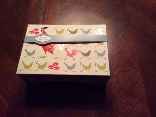 Chicken Rooster Pop Up Desk Notes Animals 125 Notes