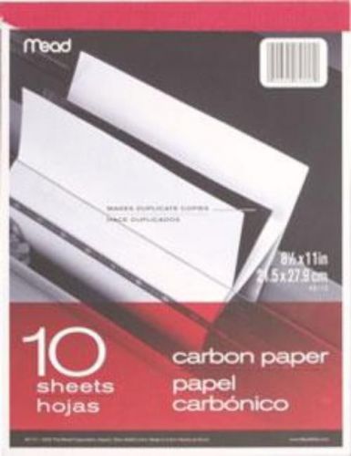 Mead Tablets Carbon Paper Letter 8-1/2&#039;&#039; x 11&#039;&#039; 10 Count