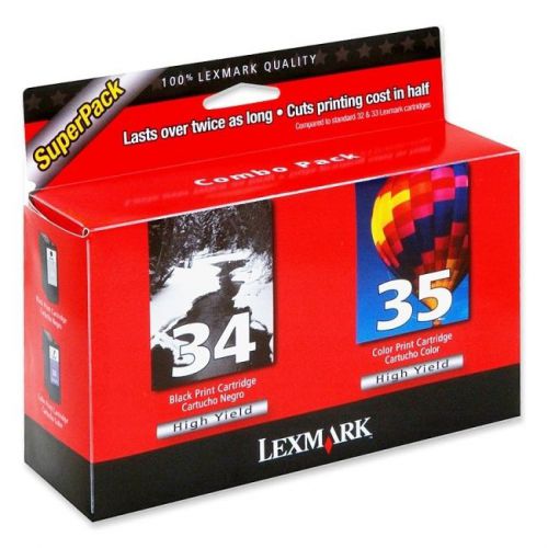 LEXMARK SUPPLIES 18C0535 NO 34/35 INK CARTRIDGE