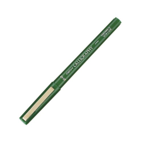 Marvy Calligraphy Pen, 2.0, Green (Marvy 6000FS-4) - 1 Each
