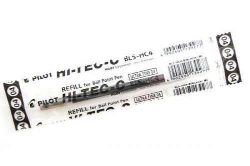 Pilot Hi-Tec-c Gel Pen Refills 0.4mm (1pcs Black)