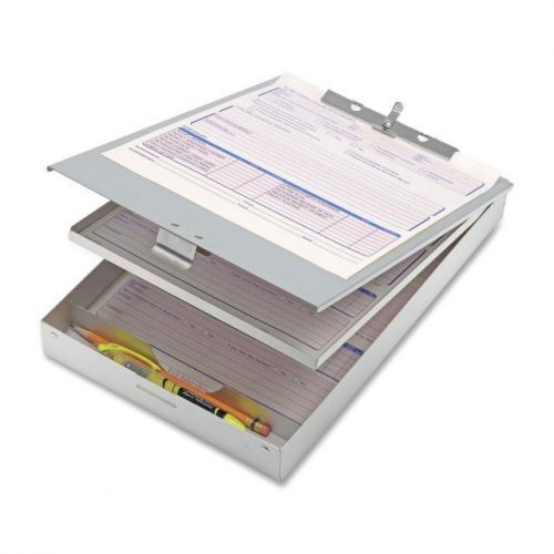 OIC Aluminum Double Storage Form Holder Clipboard  - OIC83207