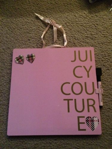 Juicy Couture Dry Erase Board With Magnets