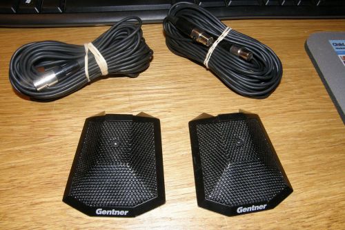 THREE Gentner Low Profile Boundary Stationary Condenser Uni / Omni Microphones