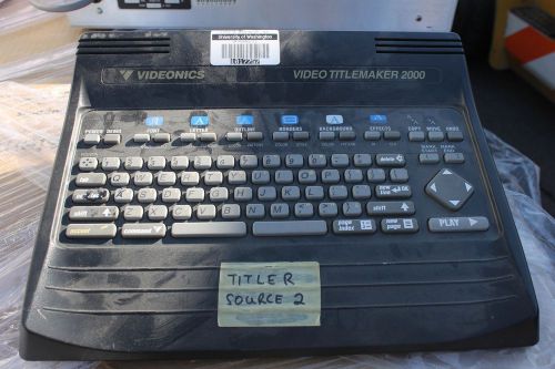 Videonics Titlemaker 2000 Video Title Maker