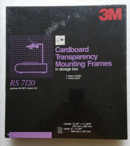 Cardboard Transparency Mounting Frames in Storage Box