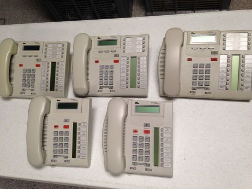 Qty. 5 - Nortel Meridian Norstar Phones (Platinum) 3 - T7316 &amp; 2 - T7208