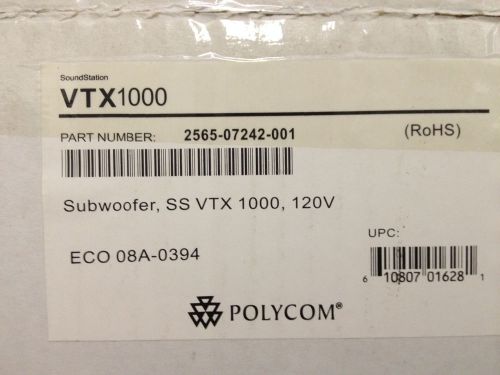 Polycom Subwoofer for SoundStation VTX 1000, 2565-07242-001